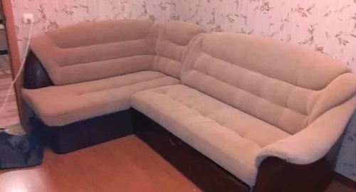 Перетяжка углового дивана. Копейск